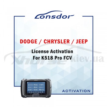 Активация Lonsdor Dodge Chrysler Jeep License Activation For K518 Pro FCV